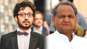 ashok gehlot with irfan khan