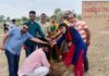 वन्दे मातरम मंच का वृक्षारोपण अभियान : हरित भारत योजना के तहत विभिन्न किस्म के 108 पेड़ लगाए