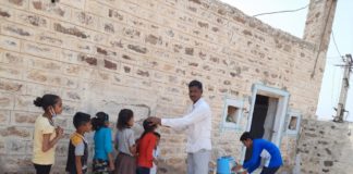 जैसलमेर – मौसमी बीमारियों से बचाव के लिए पिलाया गया काढ़ा