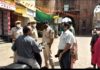 कर्फ्यू की अनुपालना सुनिश्चित करवाने अधिकारियों ने लिया सिटी राउंड