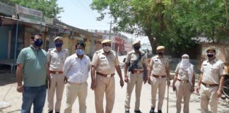 तहसील लूणकरणसर में ’कर्फ्यू की पालना के लिए एसडीएम व तहसीलदार ने लिया जायजा