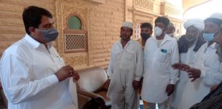 अल्पसंख्यक मामलात मंत्री ने भागू का गांव में की जन सुनवाई कोरोना से बचाव के लिए गाईडलाईन पालन के प्रति गंभीर रहने का आह्वान