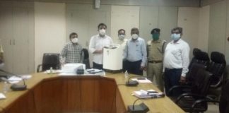 जयपुर फुट यू एस ए के प्रेम भंडारी ने भेंट की 6 ऑक्सीजन कंसंट्रेटर मशीने