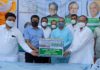 बीकानेर फाउण्डेशन और इंडिया बुल्स की पहल, होम क्वारेन्टीन मरीजों को निःशुल्क उपलब्ध करवाएंगे दवाइयां ऊर्जा मंत्री डाॅ. कल्ला ने जिला कलक्टर को सौंपी दवाइयां