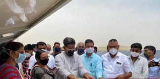उच्च शिक्षा मंत्री ने सामुदायिक स्वास्थ्य केन्द्र में किया सौर ऊर्जा प्लांट का उद्घाटन