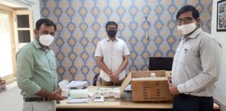 नेत्र ज्योति सेवा संस्थान ने दिए 400 पल्स ऑक्सीमीटर