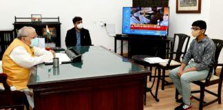 पर्यावरण संरक्षण के साथ हो पर्यटन प्रोत्साहन राज्यपाल ने 13 वर्षीय दक्ष कोरी के कायोर्ं को सराहा