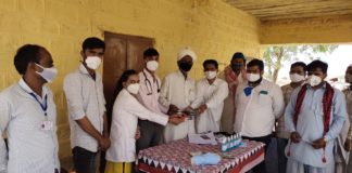 ग्राम निम्बा में आयोजित हुआ चिकित्सा शिविर, ग्रामीणों की कोरोना जांच की गई