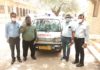 विंड वल्र्ड इण्डिया क्लीन एनर्जी फोरएवर कम्पनी ने जिला प्रशासन को कोविड प्रबंधन के लिए दी निःशुल्क एम्ब्यूलेंस