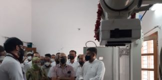 उच्च शिक्षा मंत्री भाटी ने देशनोक के सामुदायिक स्वास्थ्य केंद्र में एक्सरे मशीन का किया निरीक्षण