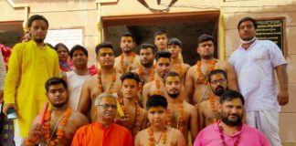 सामूहिक यज्ञोपवीत कार्यक्रम आयोजित : 12 बटुकों का हुआ द्विज संस्कार