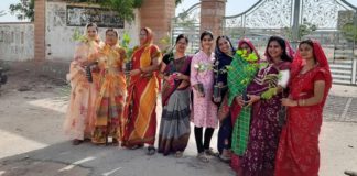 द ग्रीन फलोदी के हरियाली संदेश मिशन के पहले चरण में मातृ शक्ति ने किया वृक्षारोपण