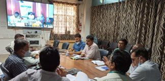 राजस्थान ग्रामीण ओलंपिक खेल की तैयारियों के संबंध में वीडियो कांफ्रेंस आयोजित