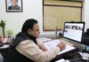 स्वास्थ्य मंत्री डॉ. रघु शर्मा ने वीसी के माध्यम से दिए आवश्यक दिशा-निर्देश