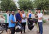 नेहरू युवा केन्द्र संगठन नागौर के जिला युवा अधिकारी सुरमयी के निर्देशन में सिंगल यूज प्लास्टिक कचरा संग्रहण का कार्यक्रम