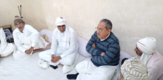 मंत्री मेघवाल ने पूर्व प्रधान गोदारा की माताजी के निधन पर व्यक्त किया शोक