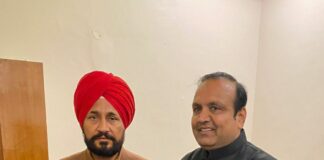 कोठारी ने की पंजाब के मुख्यमंत्री व प्रभारी से आगामी चुनाव की चर्चा