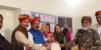 प्रशासन शहरों के संग अभियान 2021 जैसलमेर – वार्ड संख्या 39 मजदूर पाड़ा में हुआ कैम्प का आयोजन