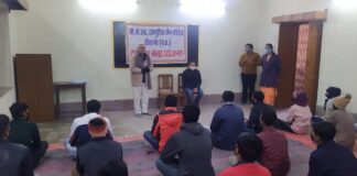 एन. एस. एस. में सीखा मैडिटेशन तथा पब्लिक स्पीकिंग