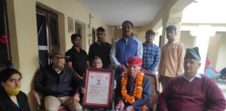 जिले के सेनणी गांव में शनिवार को सेना की 3 ग्रेनेडियर बटालियन की ओर से सेना गौरव कर्नल शिवजी सिंह जी का 100 वां जन्मदिवस उत्साह पूर्वक मनाया गया