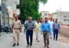 नालों की सफाई व्यवस्था को लेकर जिला कलक्टर भगवती प्रसाद कलाल एवं निगम आयुक्त गोपाल राम बिरडा ने किया औचक निरीक्षण