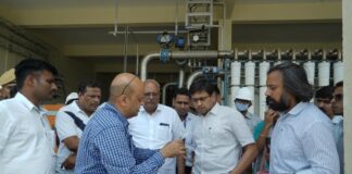 जिला कलक्टर नमित मेहता ने सीईटीपी प्लांट-4 व सीईटीपी प्लांट-6 का किया अवलोकन, उद्यमीगणों के साथ की बैठक