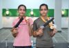 मेडल्स पर निशाना – स्वाति व शिक्षा सारण बहनों को नेशनल शूटिंग स्पर्धा में गोल्ड, रजत व कांस्य पदक