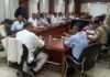 शिक्षा मंत्री डॉ. कल्ला ने ली अधिकारियों की बैठक यातायात : कानून व्यवस्था, सौंदर्यकरण सहित विभिन्न बिंदुओं की हुई समीक्षा