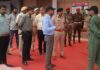 जिला कलक्टर एवं पुलिस अधीक्षक ने सेना भर्ती रैली की तैयारियों का लिया जायजा