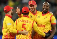 जिम्बाब्वे टीम ने टी20 वर्ल्ड कप में पाकिस्तान को एन रन से हराया : पाक टीम को सेमीफाइनल से बाहर होने का खतरा