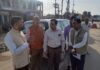 जिला कलक्टर ने किया डिवाइडर रिपेयरिंग और पेंटिंग कार्य का निरीक्षण : मिशन मोड पर कार्य करने के दिए निर्देश