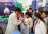 पल्स पोलियो के तीन दिवसीय अभियान की शुरुआत उदयपुर प्रभारी मंत्री ने बच्चों को दवा पिलाकर किया अभियान का शुभारंभ