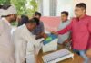 फल सब्जी मंडी में किया ईवीएम वीवीपीएटी प्रदर्शन