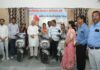 कालीबाई भील एवं देवनारायण स्कूटी योजना के अंतर्गत बांगड कॉलेज में 25 छात्राओं को किया गया स्कूटी का वितरण