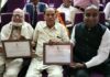 अंतरराष्ट्रीय वृद्धजन दिवस पर बीकानेर के तीन वरिष्ठजन सम्मानित