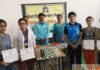 सिस्टर निवेदिता में हुआ अंतर महाविद्यालय महिला शतरंज मुकाबला का आगाज