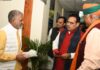 मुख्यमंत्री भजन लाल शर्मा से मिले विधायक जेठानंद व्यास