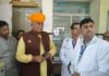 विधायक जेठानंद व्यास ने किया जिला अस्पताल सेटेलाइट का औचक निरिक्षण