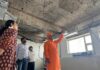 एसएसबी पहुंचे विधायक जेठानंद व्यास: छत की सीलिंग और प्लास्टर गिरने को लिया गंभीरता से