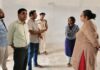 जिला निर्वाचन अधिकारी और पुलिस अधीक्षक ने लिया मतगणना स्थल का जायजा
