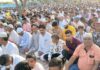 सार्वजनिक रूप से अदा की गई ई़द उल अज़हा की नमाज, मांगी अमन चैन और आपसी भाईचारा की दुआ