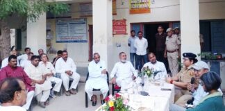 कोतवाली थाना शांति समिति की बैठक आयोजित