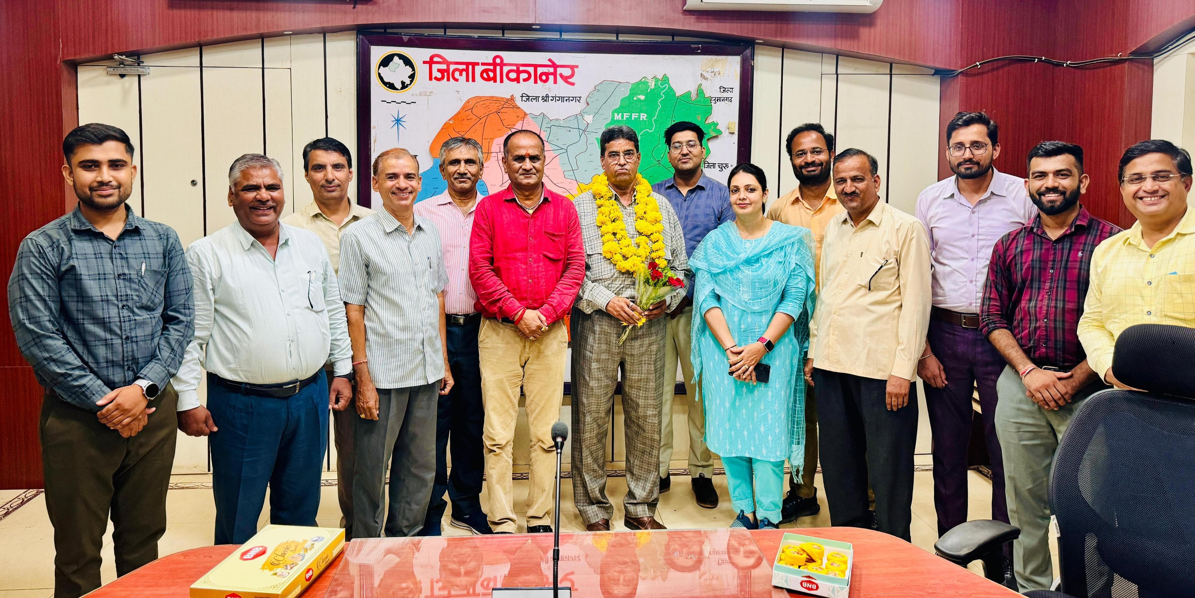 आशानंद कल्ला बने वरिष्ठ निजी सचिव, संघ ने किया अभिनन्दन