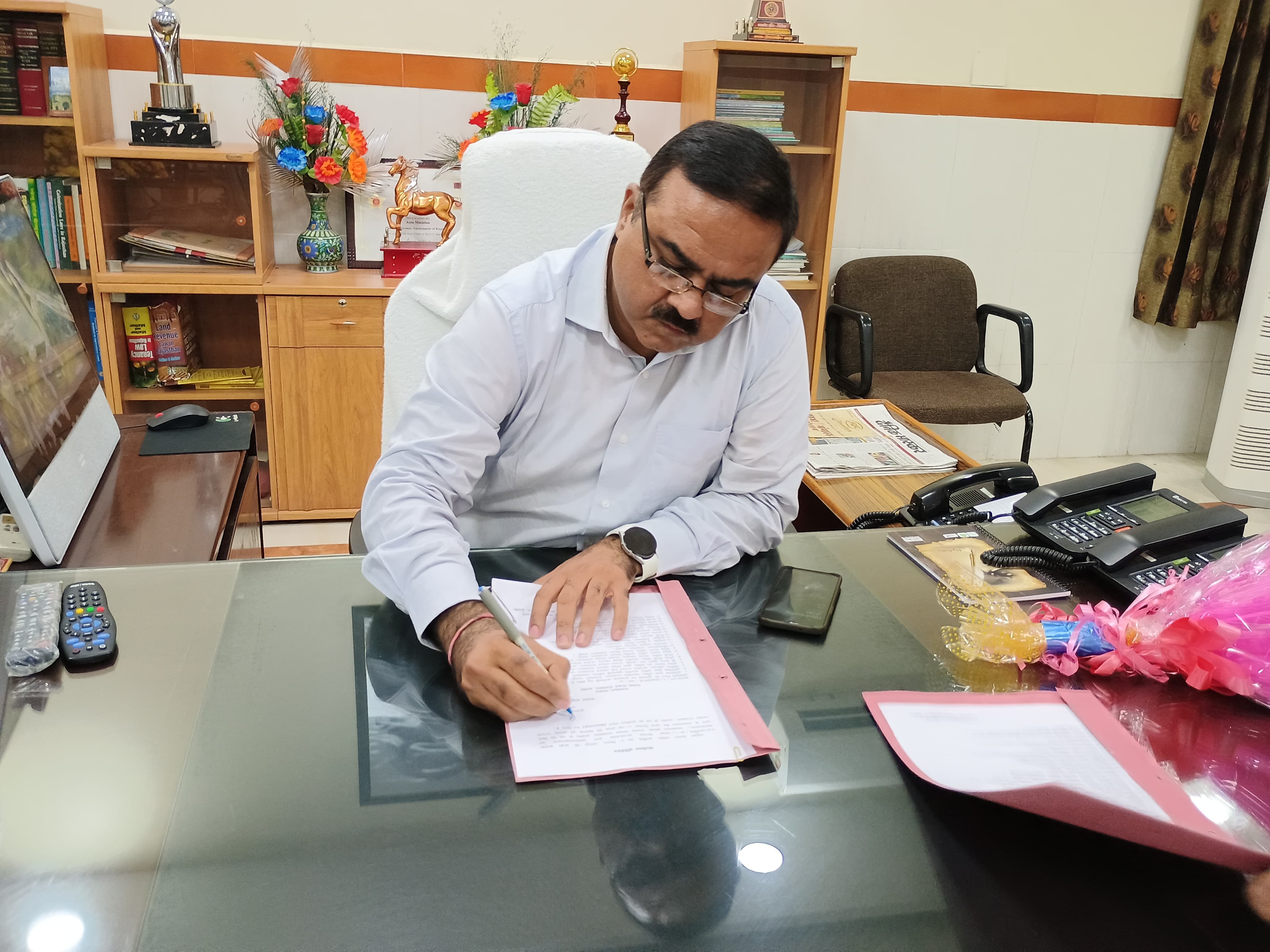 हेमंत गेरा ने राजस्व मंडल अध्यक्ष का कार्यभार संभाला
