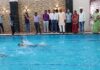 जिला स्तरीय तैराकी प्रतियोगिता आयोजित