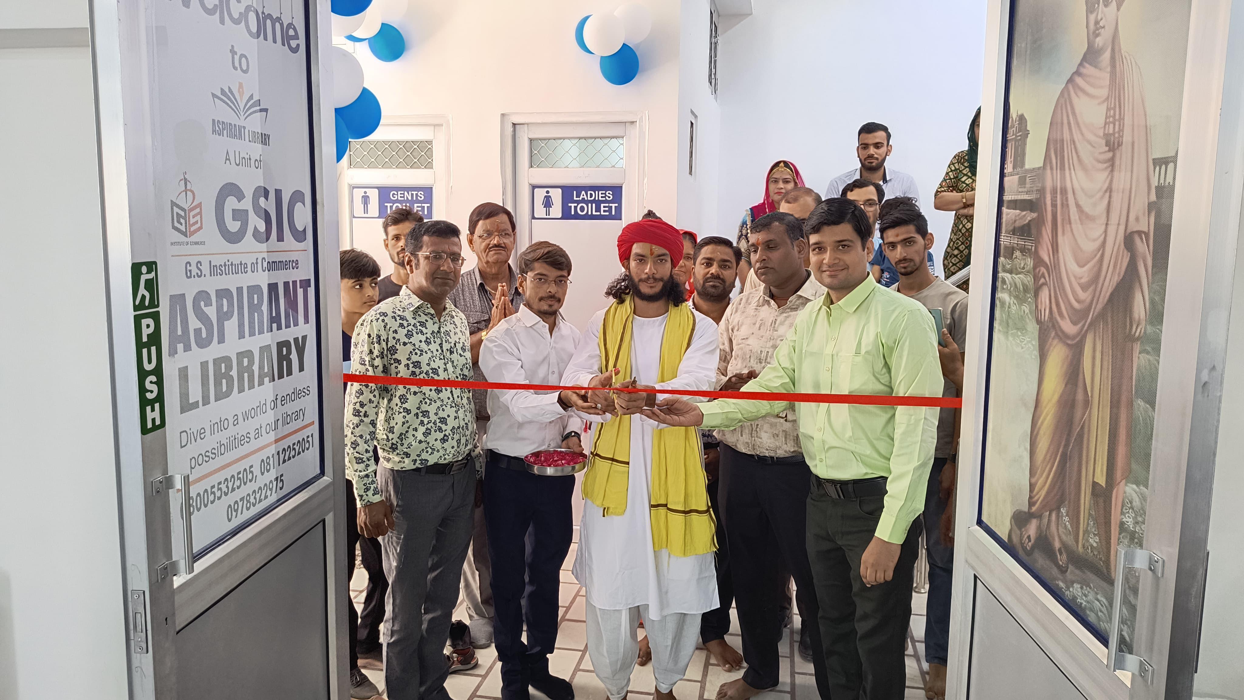 ASPIRANT लाइब्रेरी का हुआ भव्य शुभारंभ