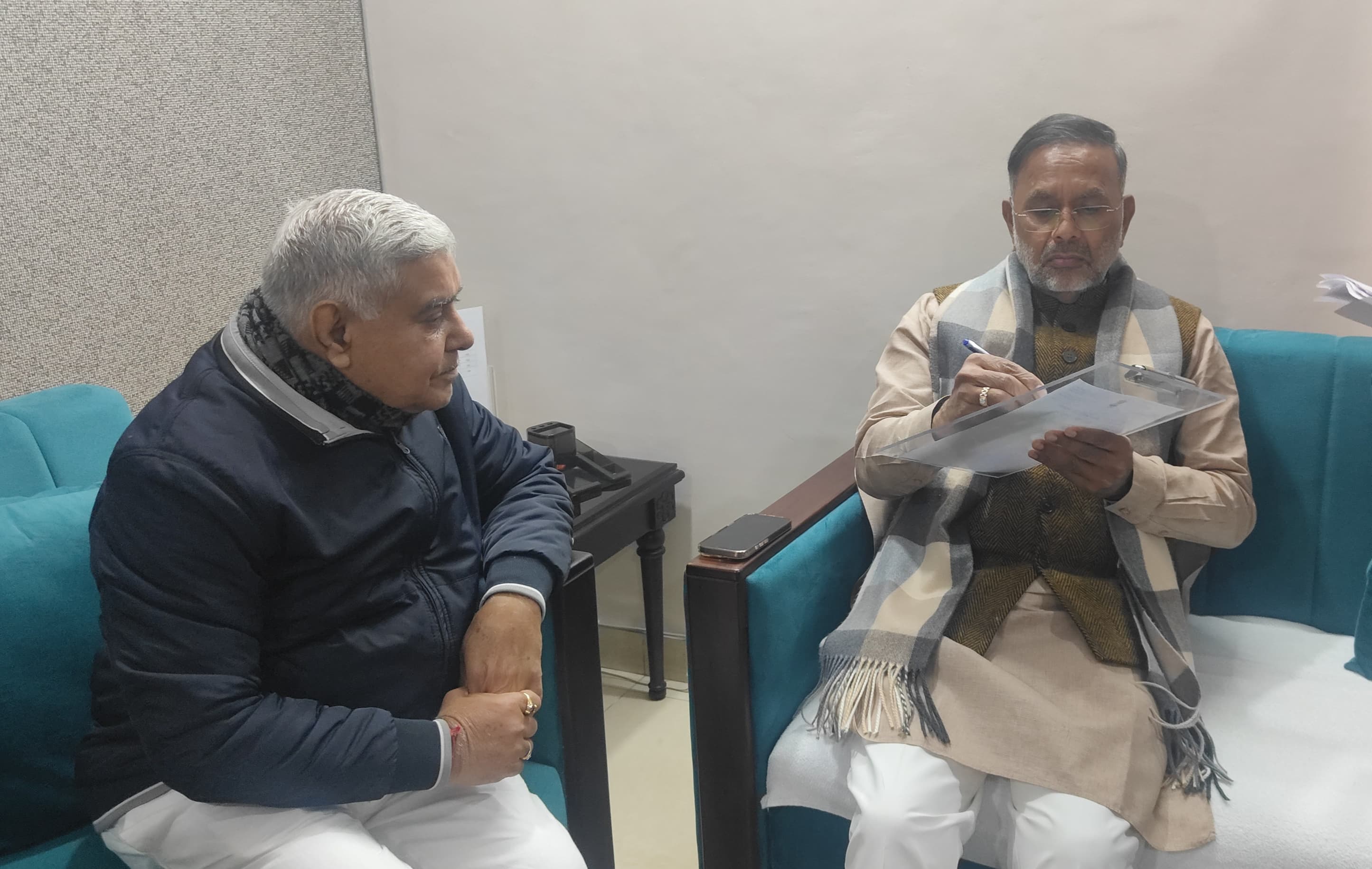ऊर्जा मंत्री से मिले श्रीडूंगरगढ़ विधायक ताराचंद सारस्वत