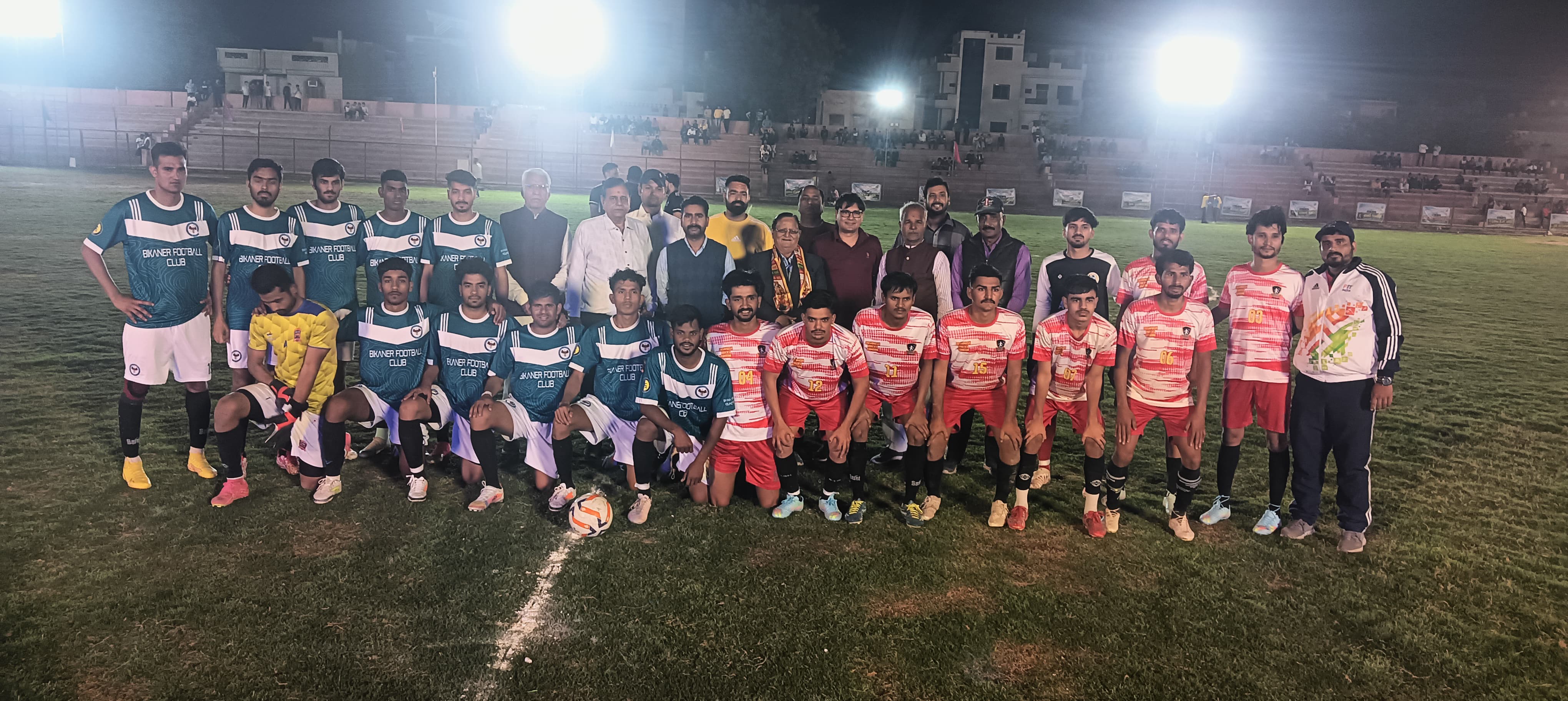 राज्य स्तरीय उदय गोल्ड कप फुटबॉल टूर्नामेंट : बीकानेर फुटबॉल क्लब ने 3-0 से जीता उद्घाटन मुकाबला