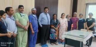 प्राचार्य डॉ. गुंजन सोनी ने किया निश्चेतन विभाग में डॉक्टर चेम्बर्स का उद्घाटन