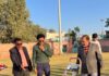 एमएम ग्राउंड को मिली निःशुल्क घास कटाई मशीन, युवा उद्यमी मुदित खजांची ने की भेंट